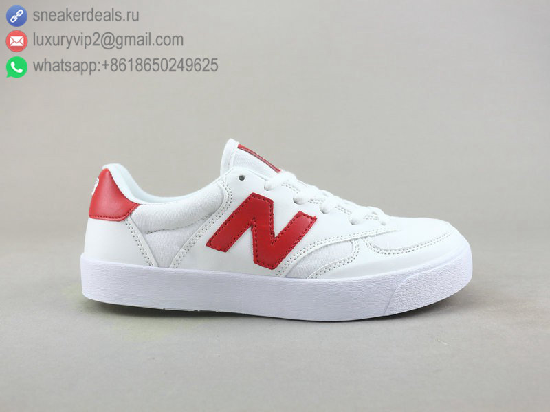 NEW BALANCE GRT300 LOW WHITE RED LEATHER UNISEX SKATE SHOES